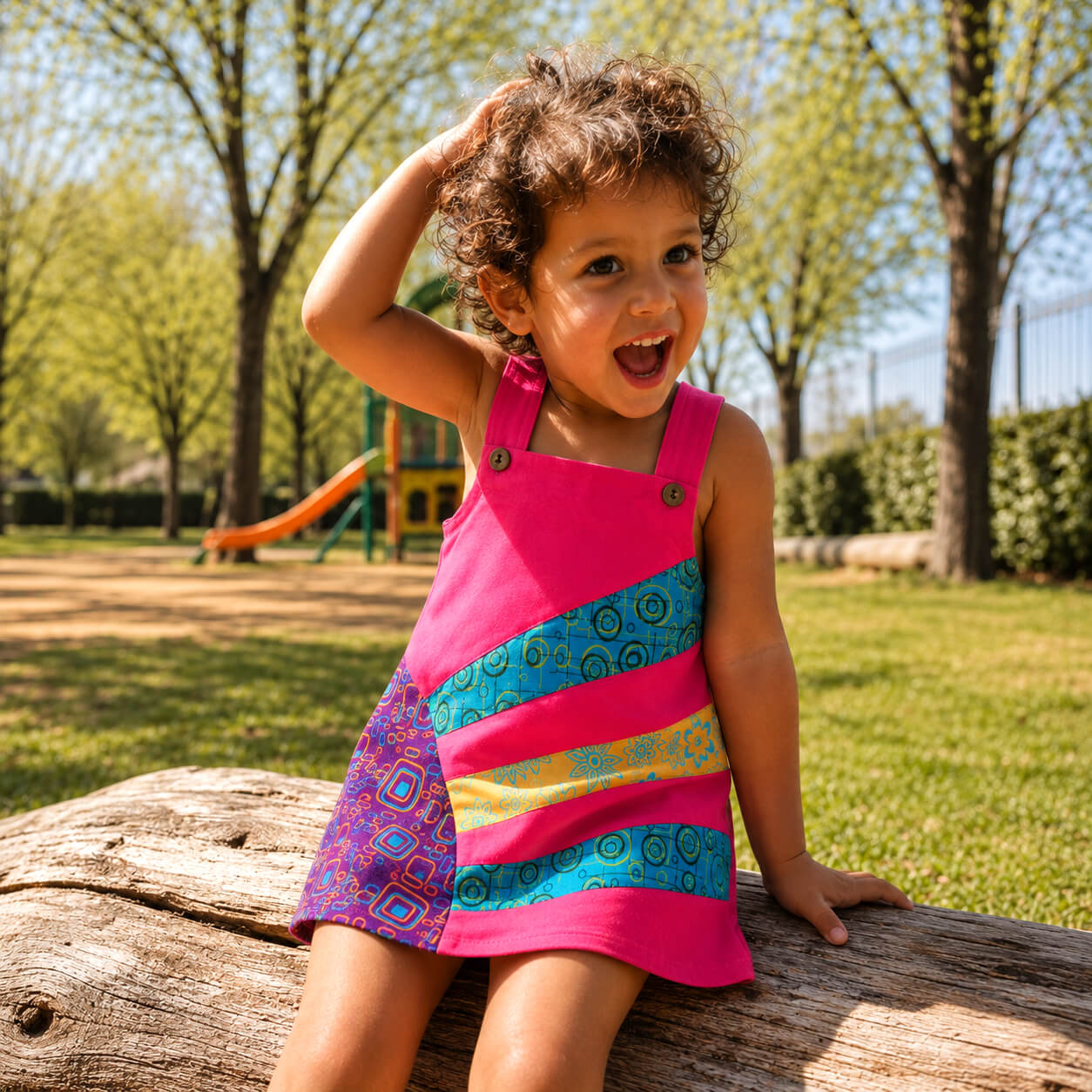 Vestidos para niñas de 2 a 6 años, moda hippie para niñas, hippie, alternativa, artesanal